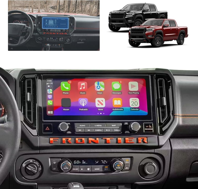 BSTW for Nissan Frontier Screen Protector Matte for 2025 2026 Frontier Pro-4X/Pro-X/SL/SV 12.3" Display for Nissan Frontier Truck Accessories Anti Glare Tempered Glass Film (Frontier 12.3-In Matte) - Image 2
